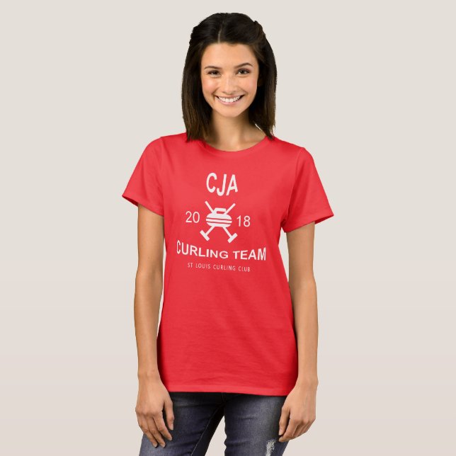 CJA curling team shirt (Front Full)