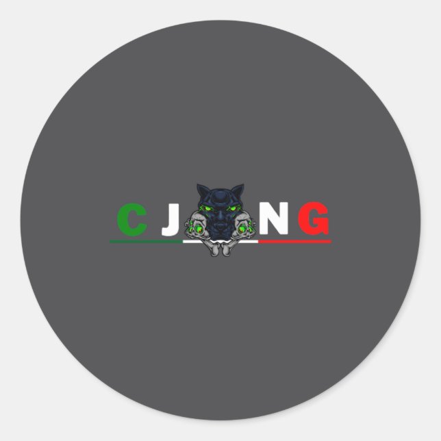 Cjng The Jalisco New Generation Tel  Classic Round Sticker (Front)