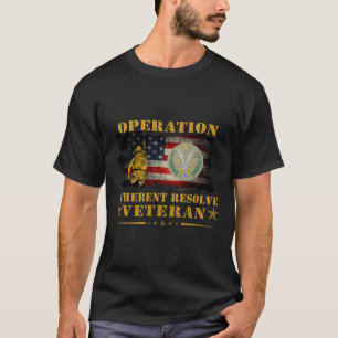 CJTF OIR Operation Inherent Resolve Veteran Americ T-Shirt