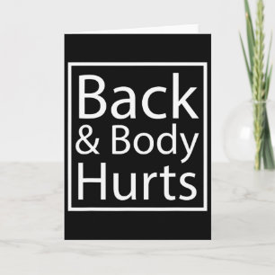Ck And Body Hurts Cool Yogic Relaxation Yoga Lover Card