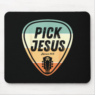 Ck Jesus Shirt Funny Christian Music Guitar Ck Men Mouse Mat