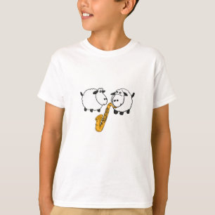 CK- Sheep Playing Saxophone Shirt