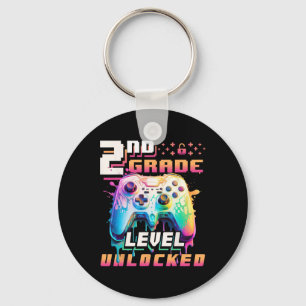 Ck To School 2nd Grade Boys Gamer First Day School Key Ring