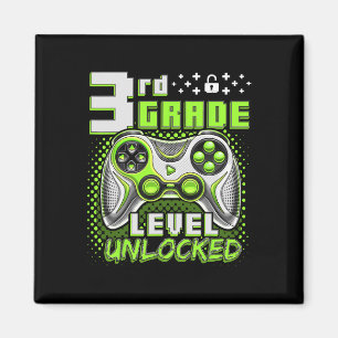 Ck To School 3rd Grade Boys Gamer First Day School Magnet