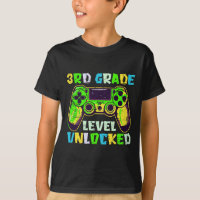 Ck To School 3rd Grade Boys Gamer First Day Third
