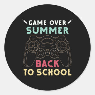Ck To School Apparel For Boys Classic Round Sticker