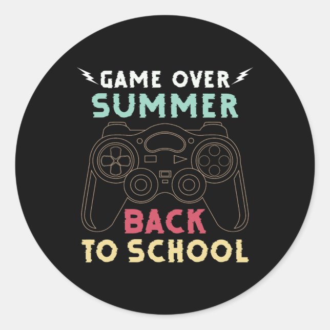 Ck To School Apparel For Boys  Classic Round Sticker (Front)