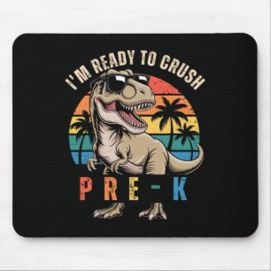 Ck To School Dinosaur Boy I'm Ready To Crush Pre K Mouse Mat