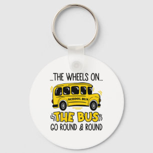 Ck To School Funny The Wheels On The Bus Toddler K Key Ring