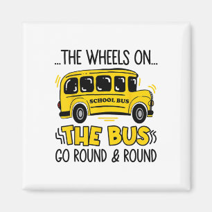 Ck To School Funny The Wheels On The Bus Toddler K Magnet