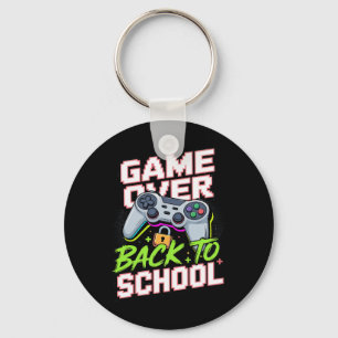 Ck To School Gamer Controller Cool Funny Video Pun Key Ring