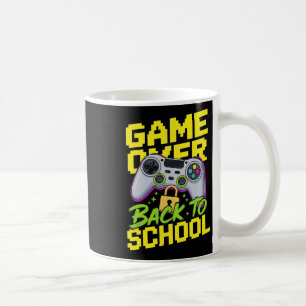 Ck To School Gamer Controller Funny Pun Graphic Hu Coffee Mug