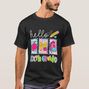 Ck To School Hello Sixth Grade Teacher Coquette Pe T-Shirt