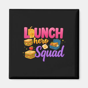 Ck To School Lunch Lady Squad Lunch Hero Squad Pre Magnet