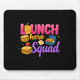 Ck To School Lunch Lady Squad Lunch Hero Squad Pre Mouse Mat