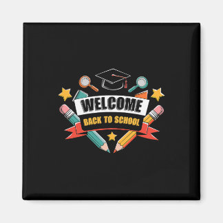 Ck To School Shirt Cute 2025 Apple Student Pencil Magnet