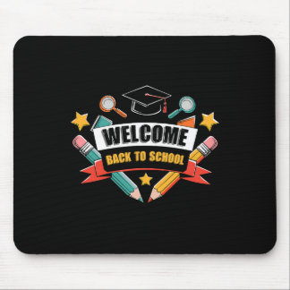 Ck To School Shirt Cute 2025 Apple Student Pencil Mouse Mat