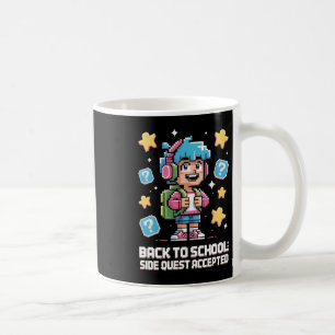 Ck To School Side Quest Accepted Gamer 5 Coffee Mug