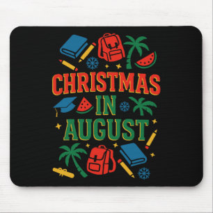 Ck To School Xmas Palm Tree Graduation Christmas I Mouse Mat