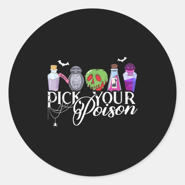 Ck Your Ison Cute Halloween Soky Trick Or Treat  Classic Round Sticker (Front)