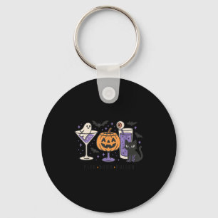 Ck Your Ison Halloween Black Cat Pumpkin Ghost Tai Key Ring