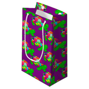 CKC Lil Glass Turtle-Purple Gift Bag S