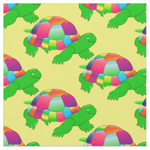 CKC-Lil Glass Turtle, Yellow-Fabric Fabric