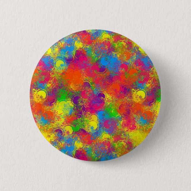 CKC Paint Can Florals-Button Pins (Front)