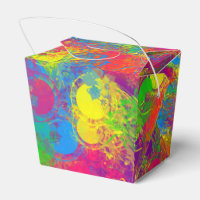 CKC Paint Can Florals-PARTY FAVOR BOX, take out