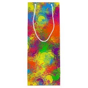 CKC Paint Can Florals-WINE GIFT BAG