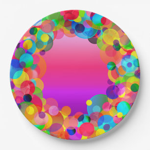 CKC Party Dots 4-PAPER PARTY PLATES
