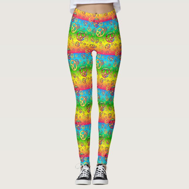 CKC-Peace Out-LEGGINGS Leggings (Front)