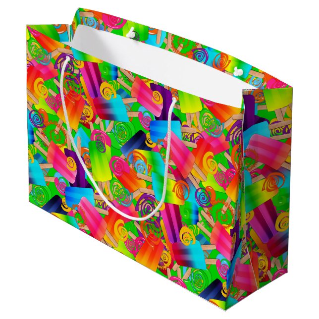CKC Popsicle Swirls, Neon-GIFT BAG L (Back Angled)