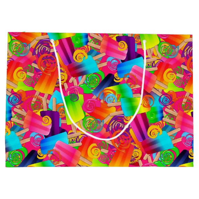 CKC Popsicle Swirls, Pink-GIFT BAG L (Back)