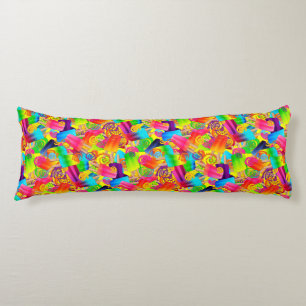 CKC Popsicle Swirls, YELLOW-KIDS BODY PILLOW