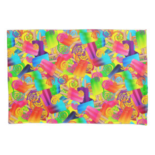 CKC Popsicle Swirls, Yellow-PILLOW CASE SET Pillowcase