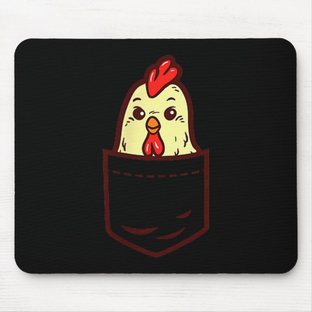 Cket Chicken Whisperer Cute Ultry Farm Animal Farm Mouse Mat (Front)
