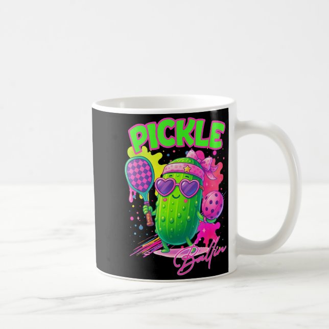 Ckle Ballin Cute Ckleball Women Girls Ckleball Lov Coffee Mug (Right)