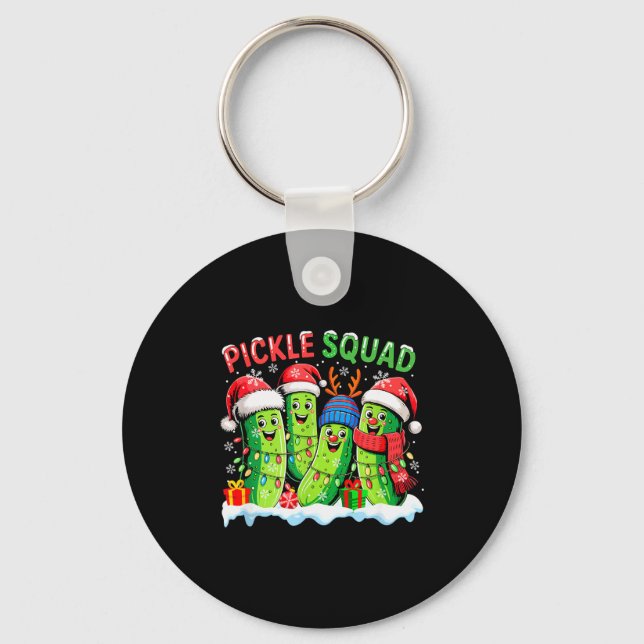 Ckle Christmas Squad Group Santa Reindeer Ckles Ve Key Ring (Front)