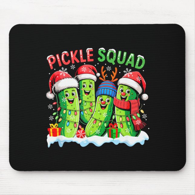 Ckle Christmas Squad Group Santa Reindeer Ckles Ve Mouse Mat (Front)