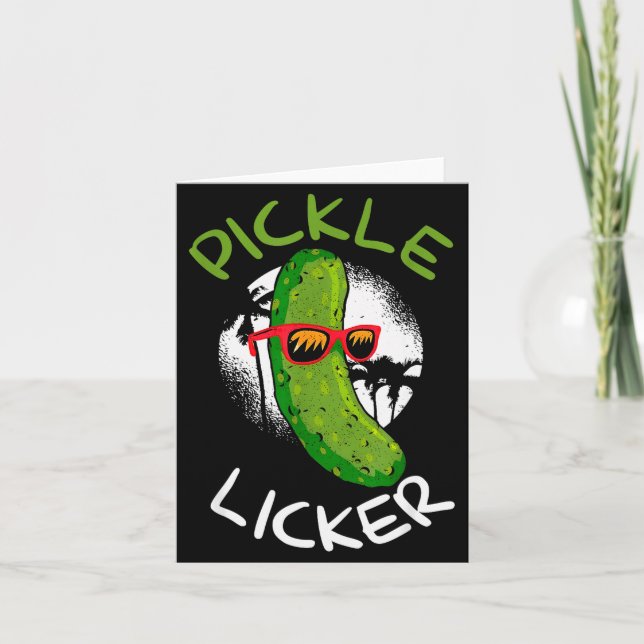 Ckle Licker Funny Cuber Daddy Joke Humorous  Card (Front)