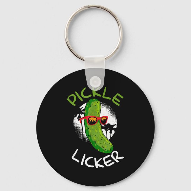 Ckle Licker Funny Cuber Daddy Joke Humorous  Key Ring (Front)