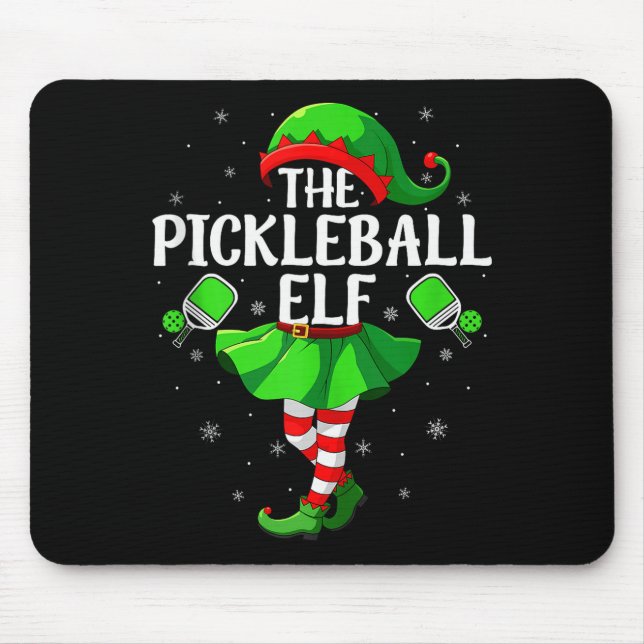 Ckleball Elf Christmas Girls Women Elf Squad Xmas  Mouse Mat (Front)