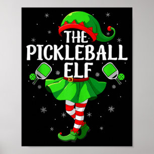 Ckleball Elf Christmas Girls Women Elf Squad Xmas  Poster