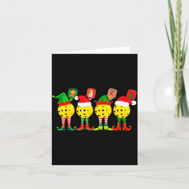 Ckleball Players Christmas Holiday Merry Christmas Card (Front)