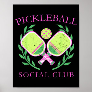 Ckleball Social Club Enthusiasts _ Fun Srt Lovers Poster