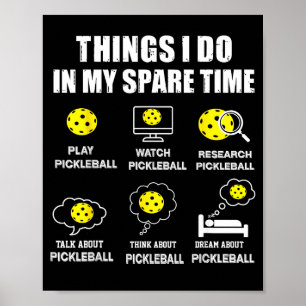 Ckleball Things I Do In My Spare Time, Funny Ckleb Poster