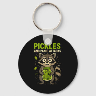 Ckles And Panic Attacks Raccoon Trash Panda Funny Key Ring