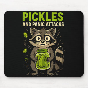 Ckles And Panic Attacks Raccoon Trash Panda Funny Mouse Mat