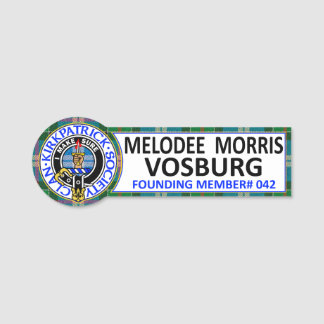 CKS NAME BADGE 042 MELODEE MORRIS VOSBURG